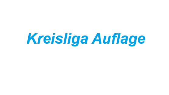 Kreisliga Auflage 2025